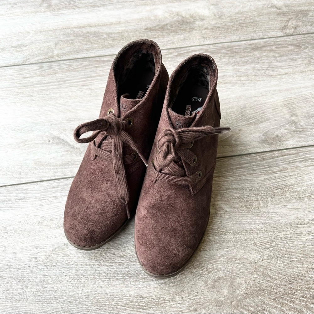 Skechers Women Bobs Tumble Weed Ghost Town Chukka Boots in Brown